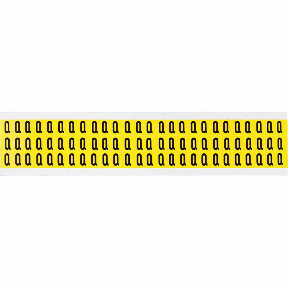 Product image for Marker label legend-Q vinyl cloth yellow
