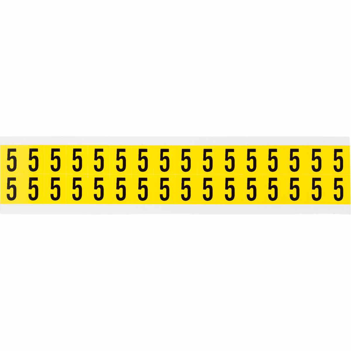 Product image for Label "5" repositionable vinyl 3/4x9/16in
