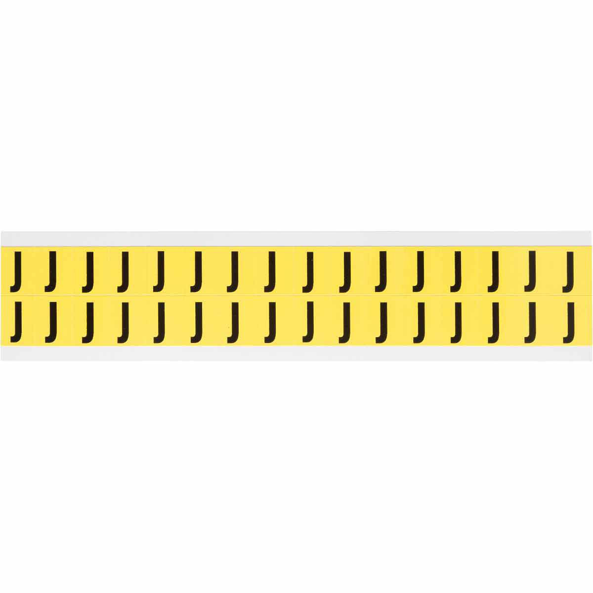 Product image for Marker label legend-J vinyl cloth yellow