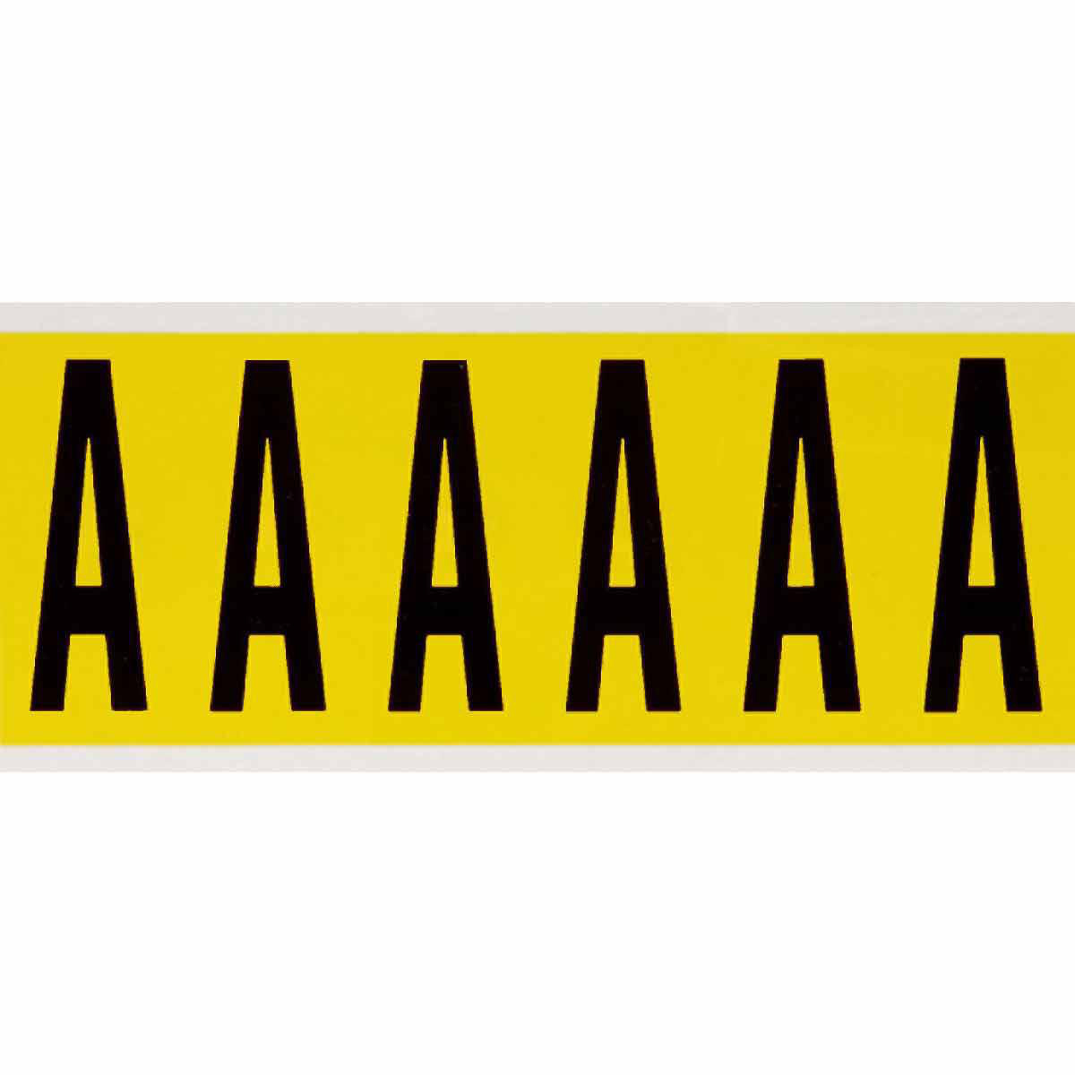 Product image for Marker label legend-A vinyl cloth yellow