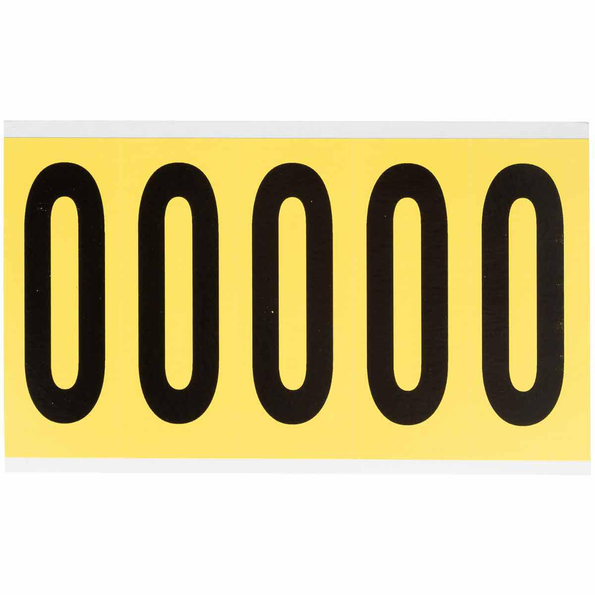 Product image for Marker label legend-0 vinyl cloth yellow