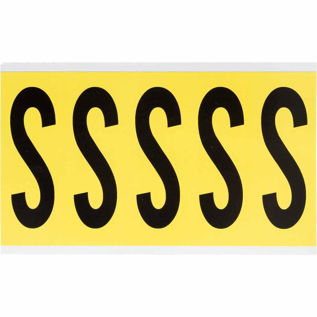 Product image for Marker label legend-S vinyl cloth yellow