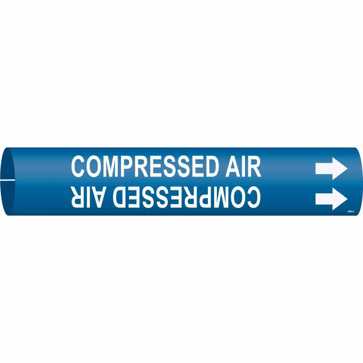 Product image for COMPRESSED AIR Pipe Marker, Fits Pipes 0.75" Dia. Thru 1.375" Dia.