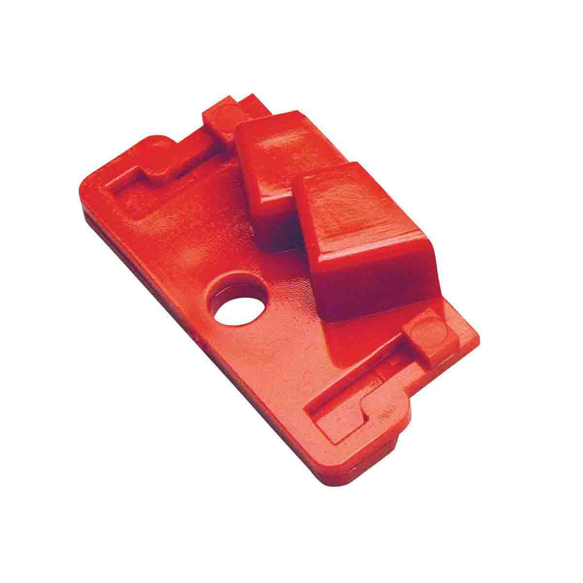 Product image for Circuit Breaker Switch Lockouts 0.8 in H x 2.25 in W x 1.1 in D Polycarbonate Red