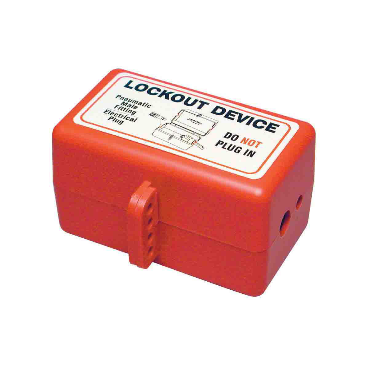Product image for Electrical Plug Lockouts 4.62 in W x 6.42 in L x 3.78 in D