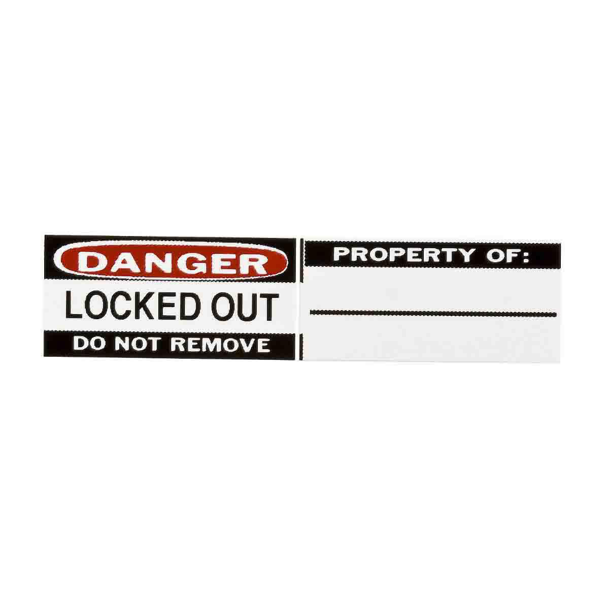 Product image for Brady® Padlock Labels - Durable Vinyl