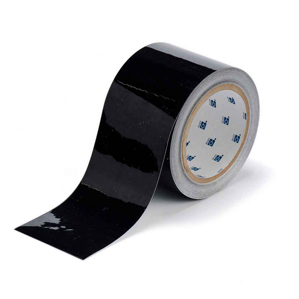 Product image for ToughStripe® Floor Marking Tape Roll - Polyester, Solid Color, Black, 3" x 100'