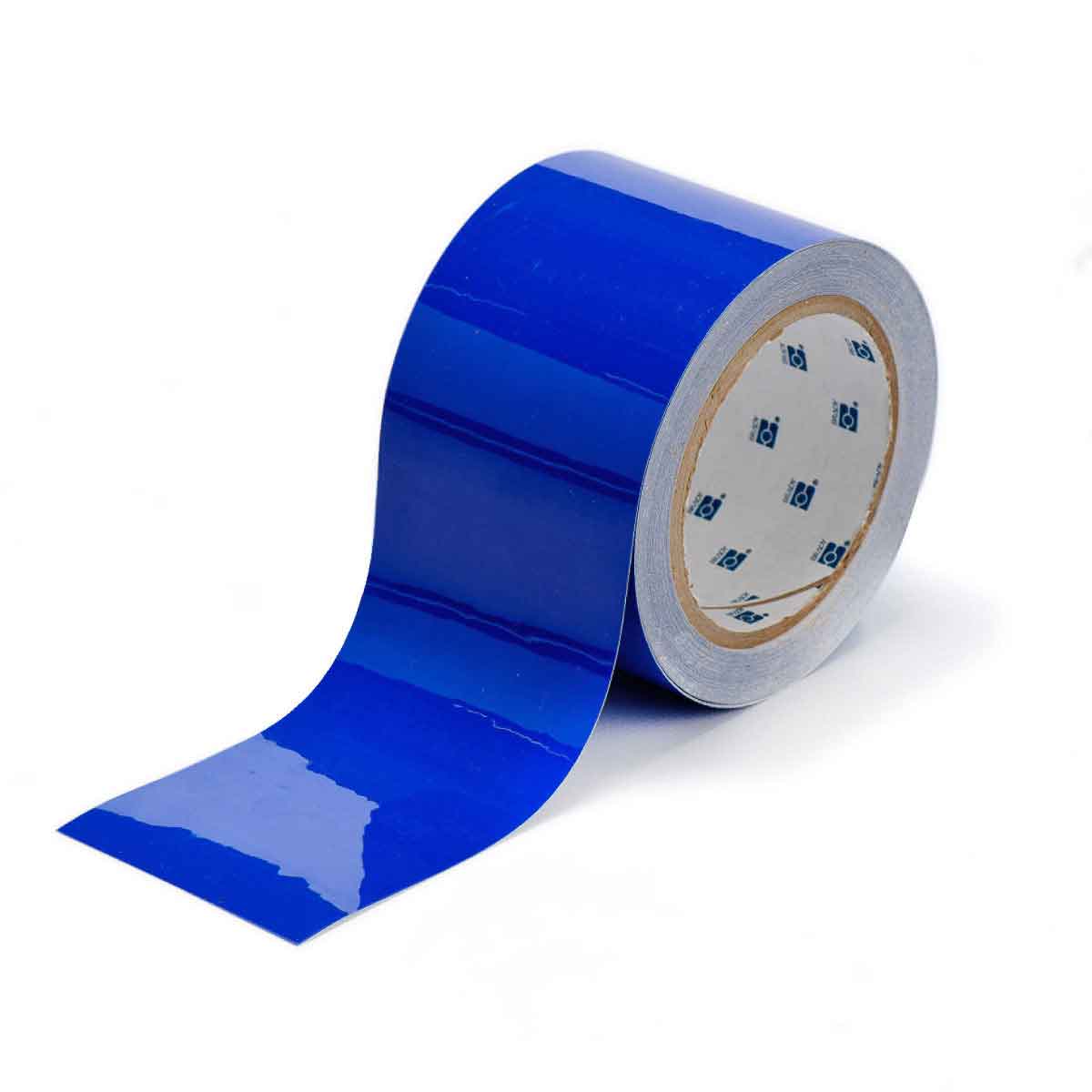 Product image for ToughStripe® Floor Marking Tape Roll - Polyester, Solid Color, Blue, 3" x 100'