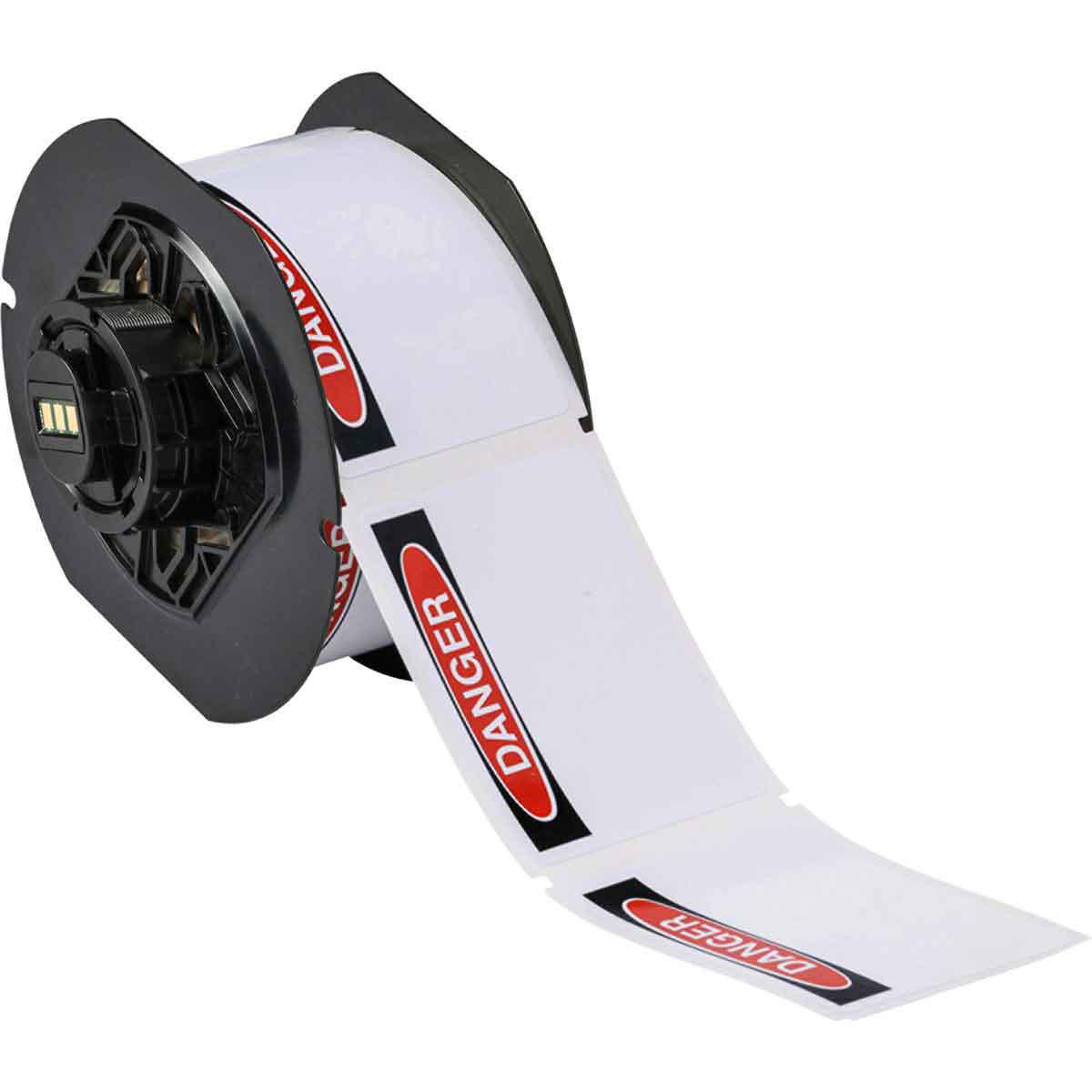 Product image for Tape indoor/outdoor vinyl wht/red/blk 2.25x3in