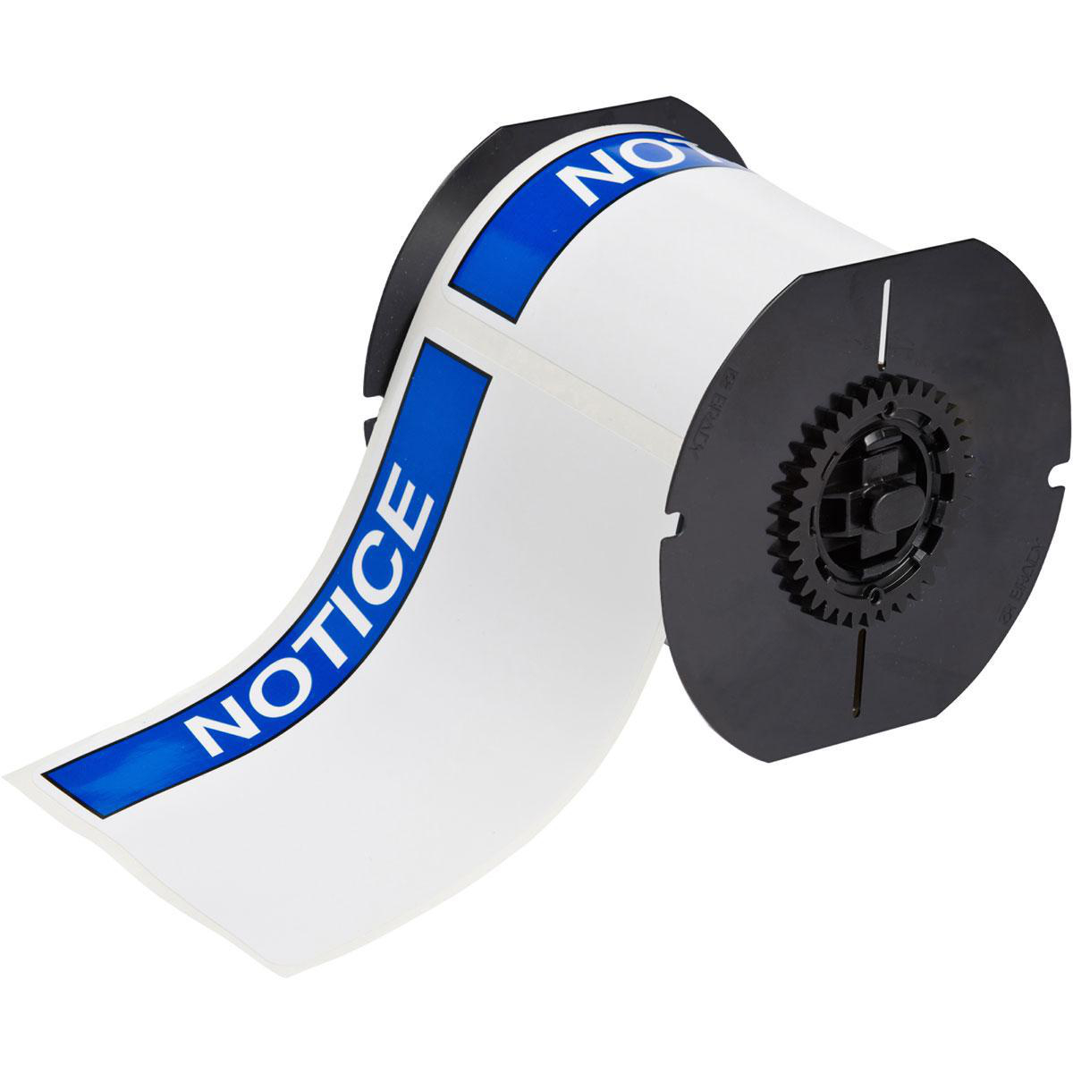 Product image for Tape indoor/outdoor vinyl white/blue 4x6in