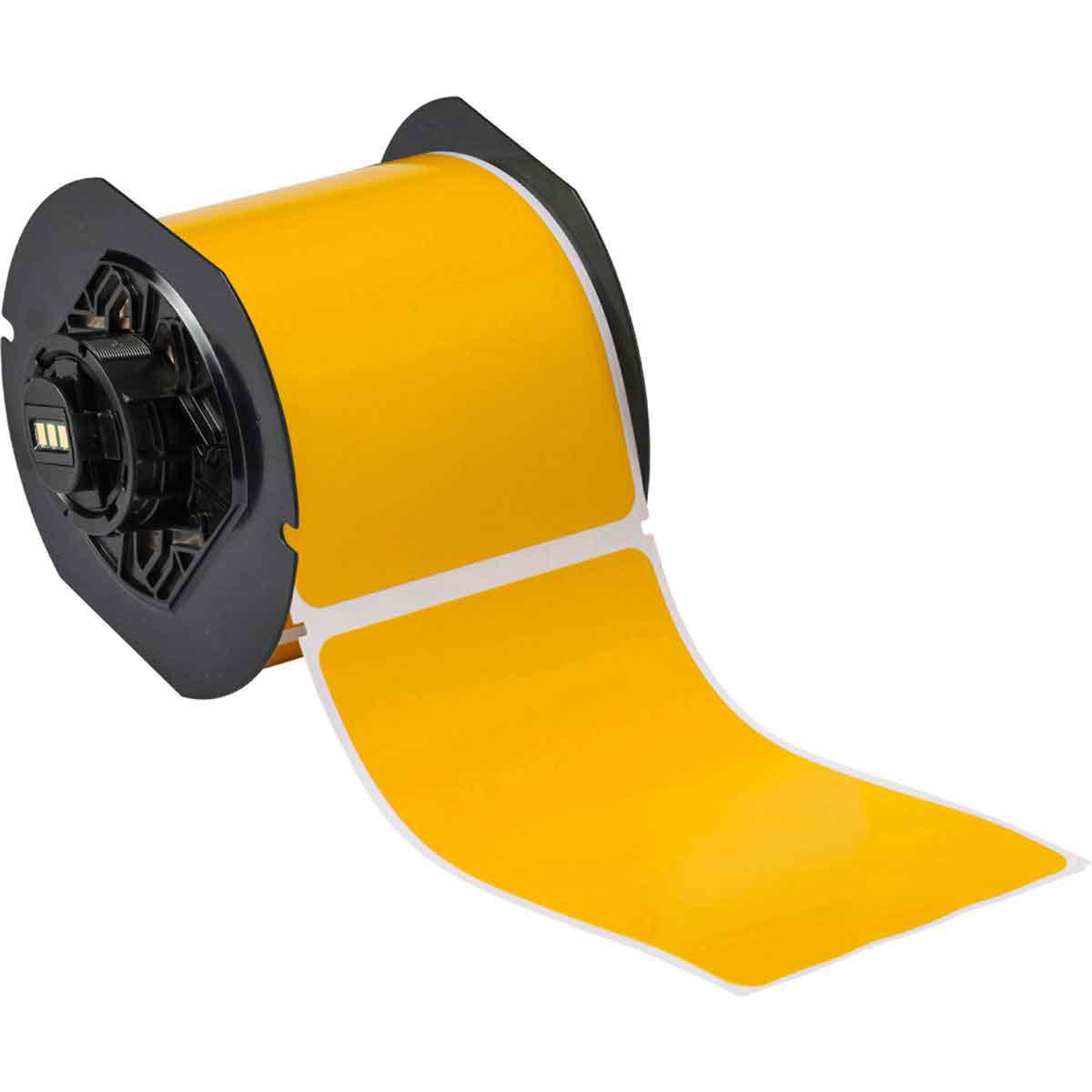 Product image for Label blank precut yellow 4x6in