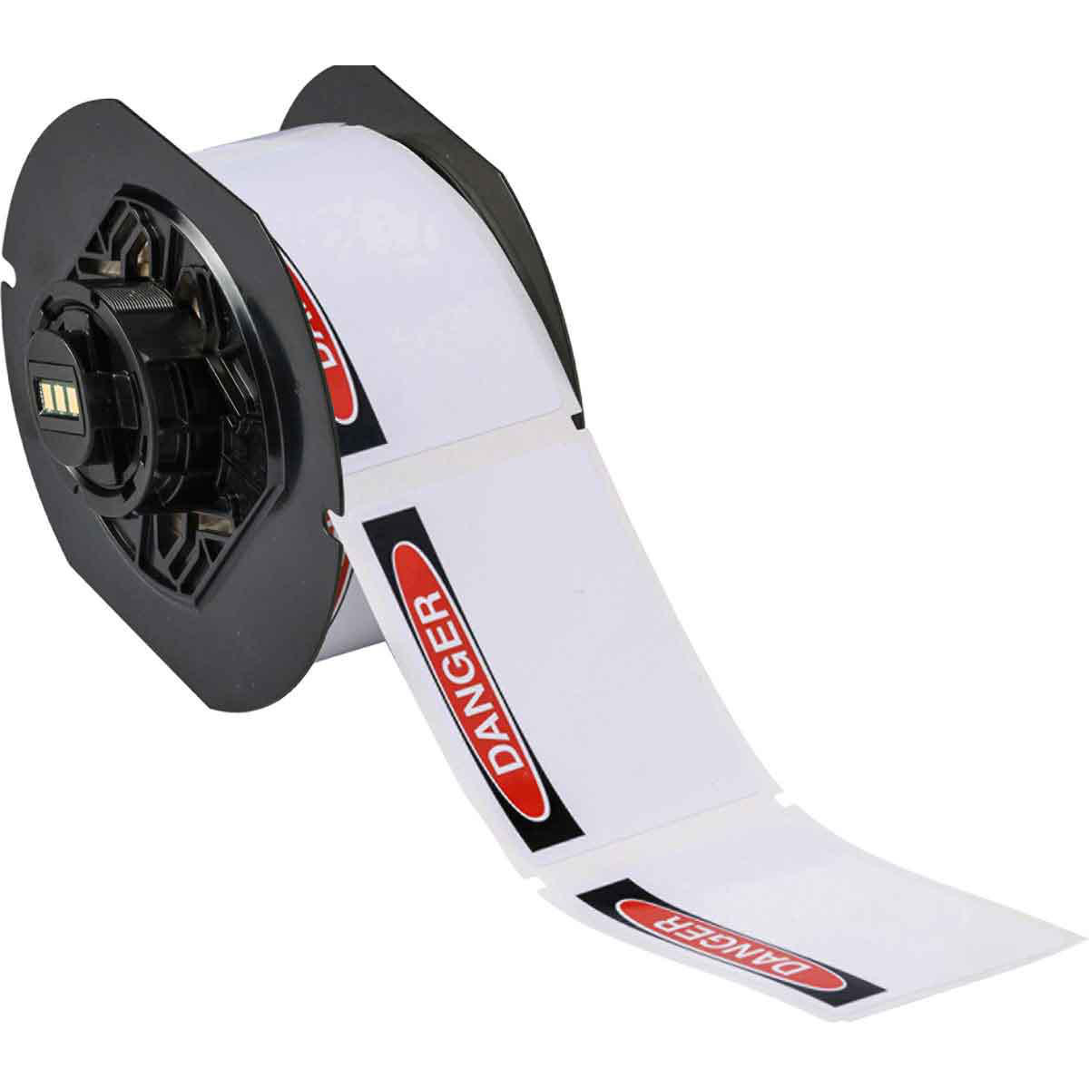 Product image for Tape indoor/outdoor vinyl wht/red/blk 4x6in