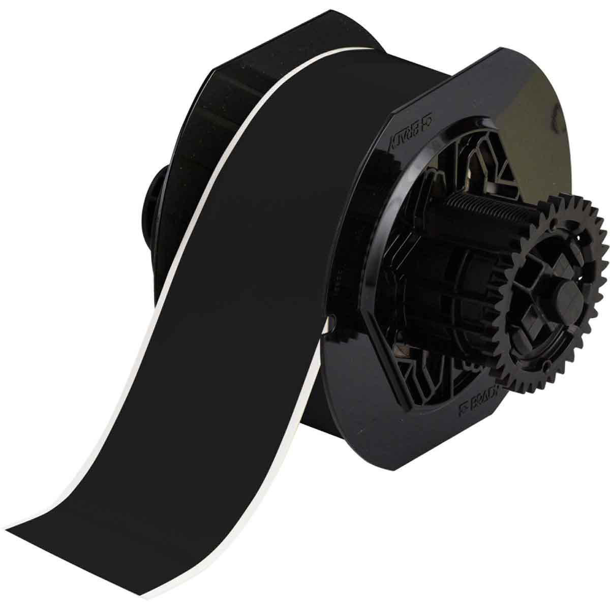 Product image for Tape indoor/outdoor vinyl black 2.25inx100ft