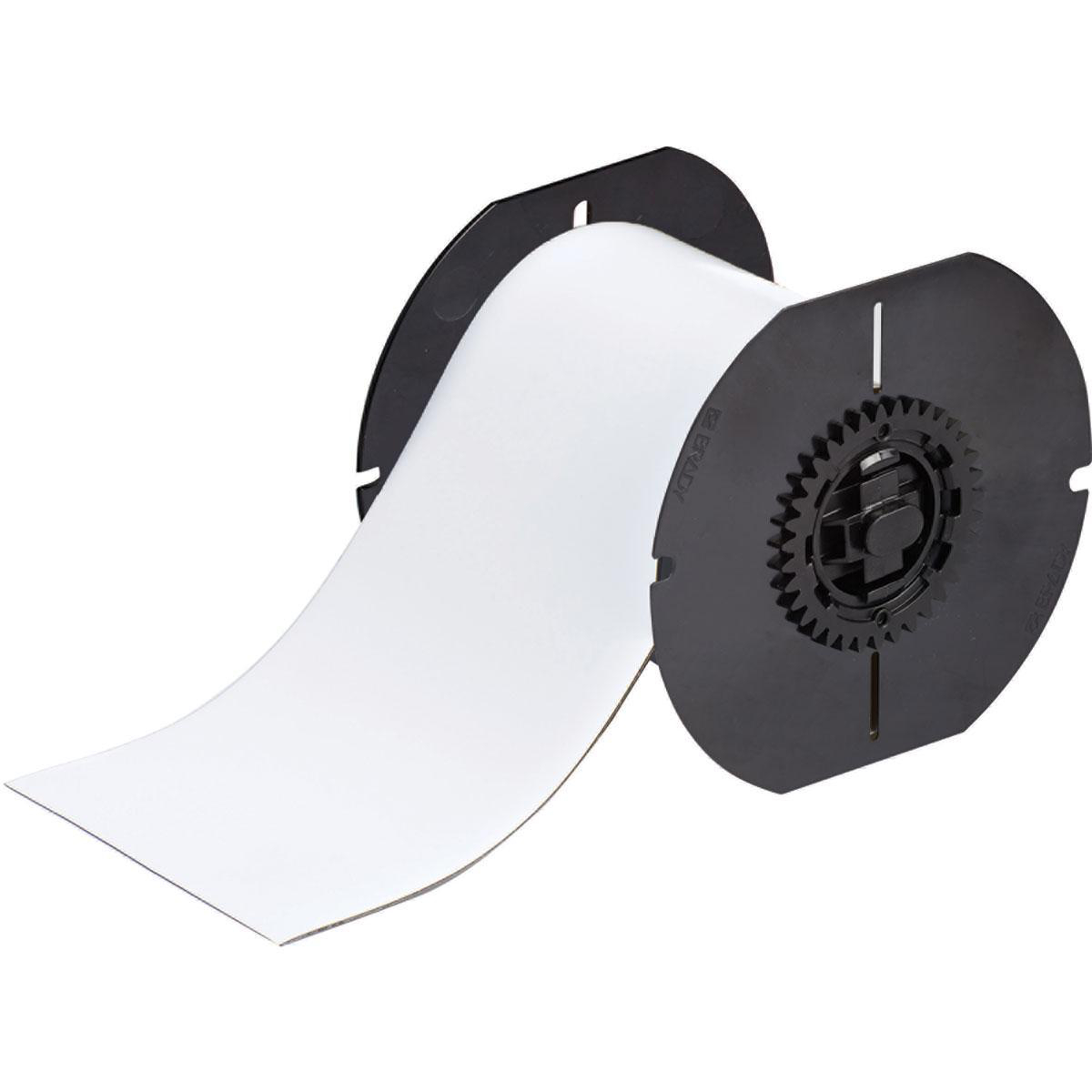 Product image for Label printable magnetic supply white 4.2inx25ft