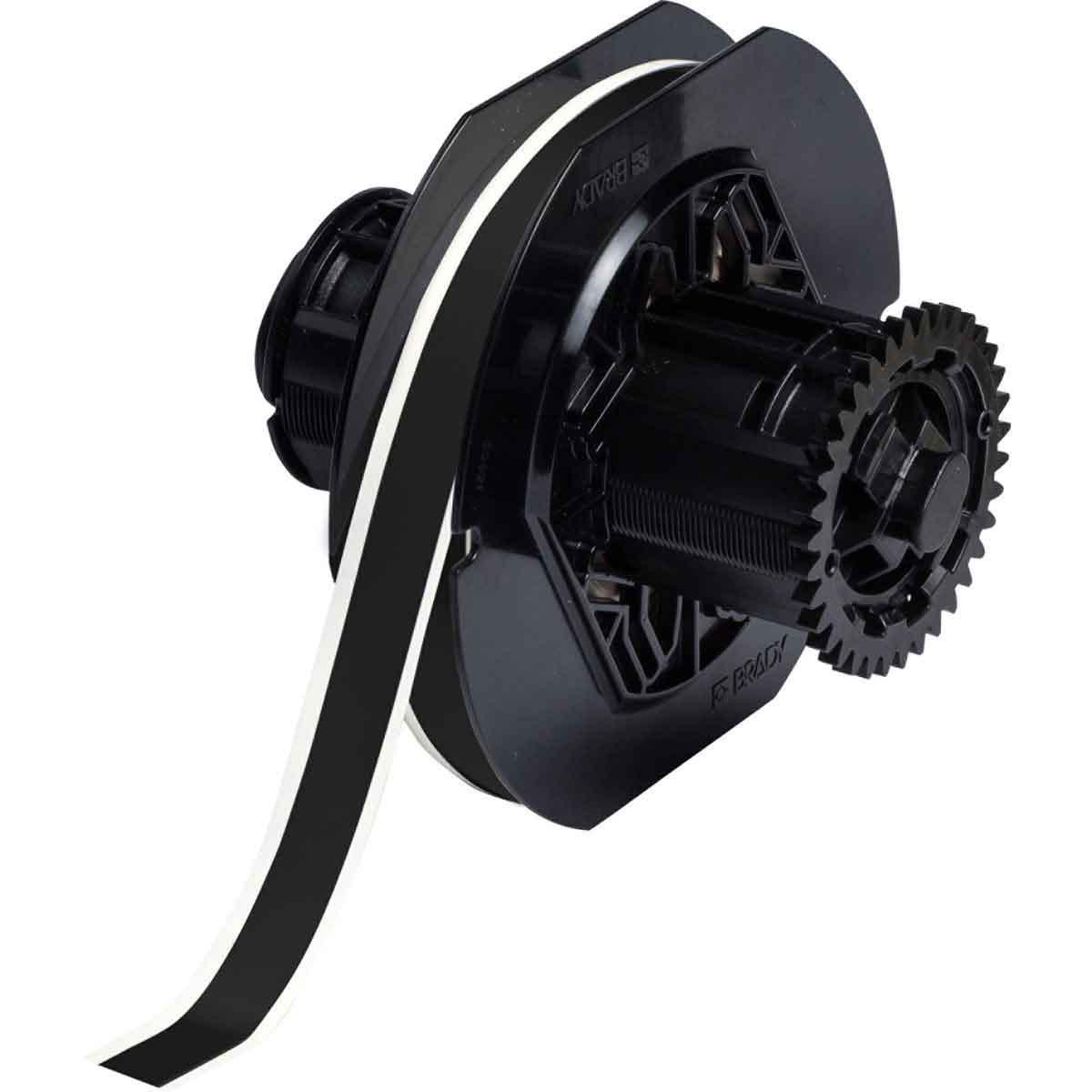 Product image for Tape indoor/outdoor vinyl black 0.5inx100ft