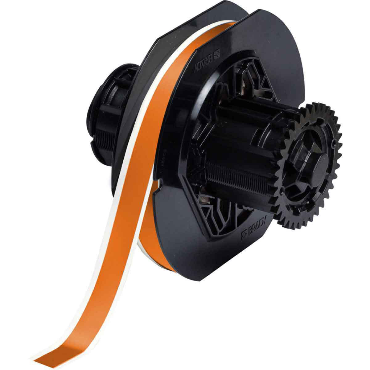 Product image for Tape indoor/outdoor vinyl orange 0.5inx100ft
