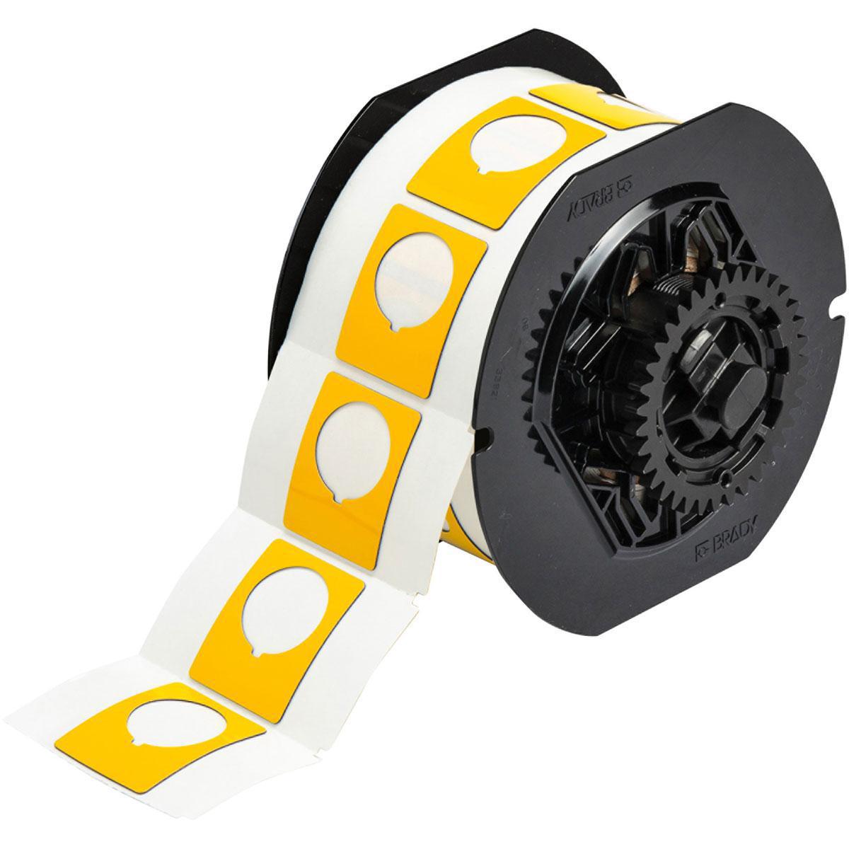 Product image for Label yellow 1.5x1.2in