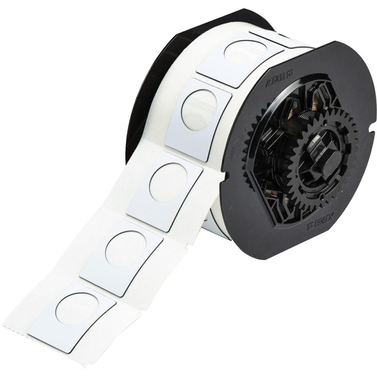 Product image for Label polyester white 1.5x1.2in