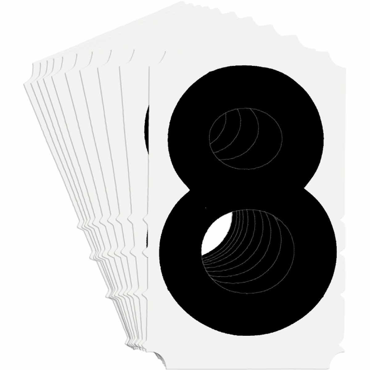 Product image for Label pack legend-8 vinyl black 10pk