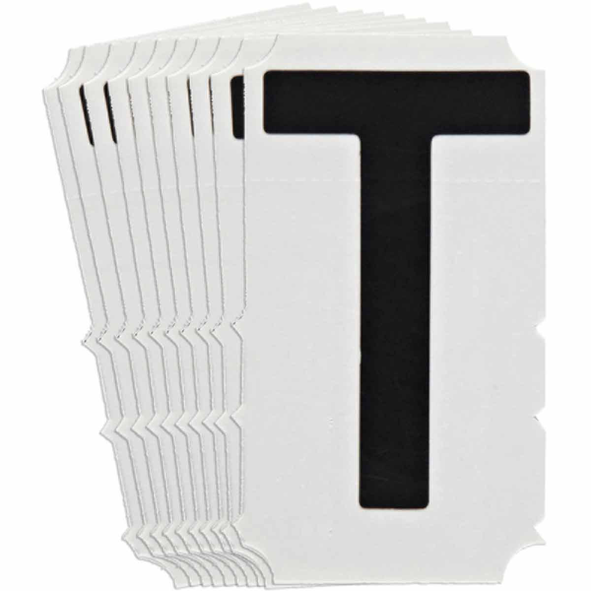 Product image for 5100 Series Number and Letter Labels, Pack of 10 Labels, Black, T