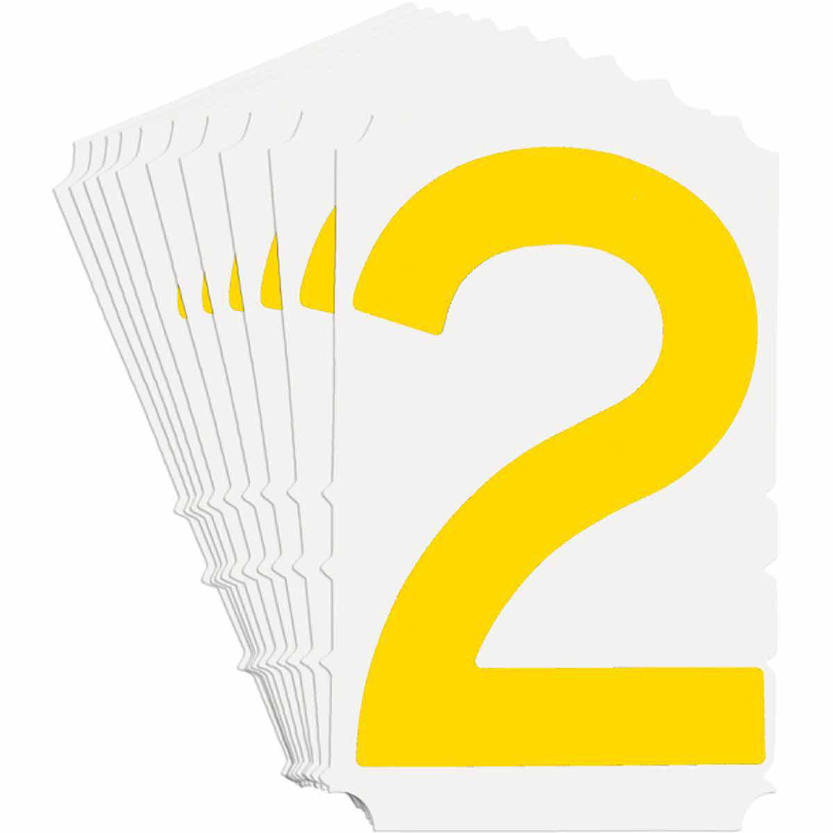 Product image for 5110 Series Number and Letter Labels, 2, Yellow