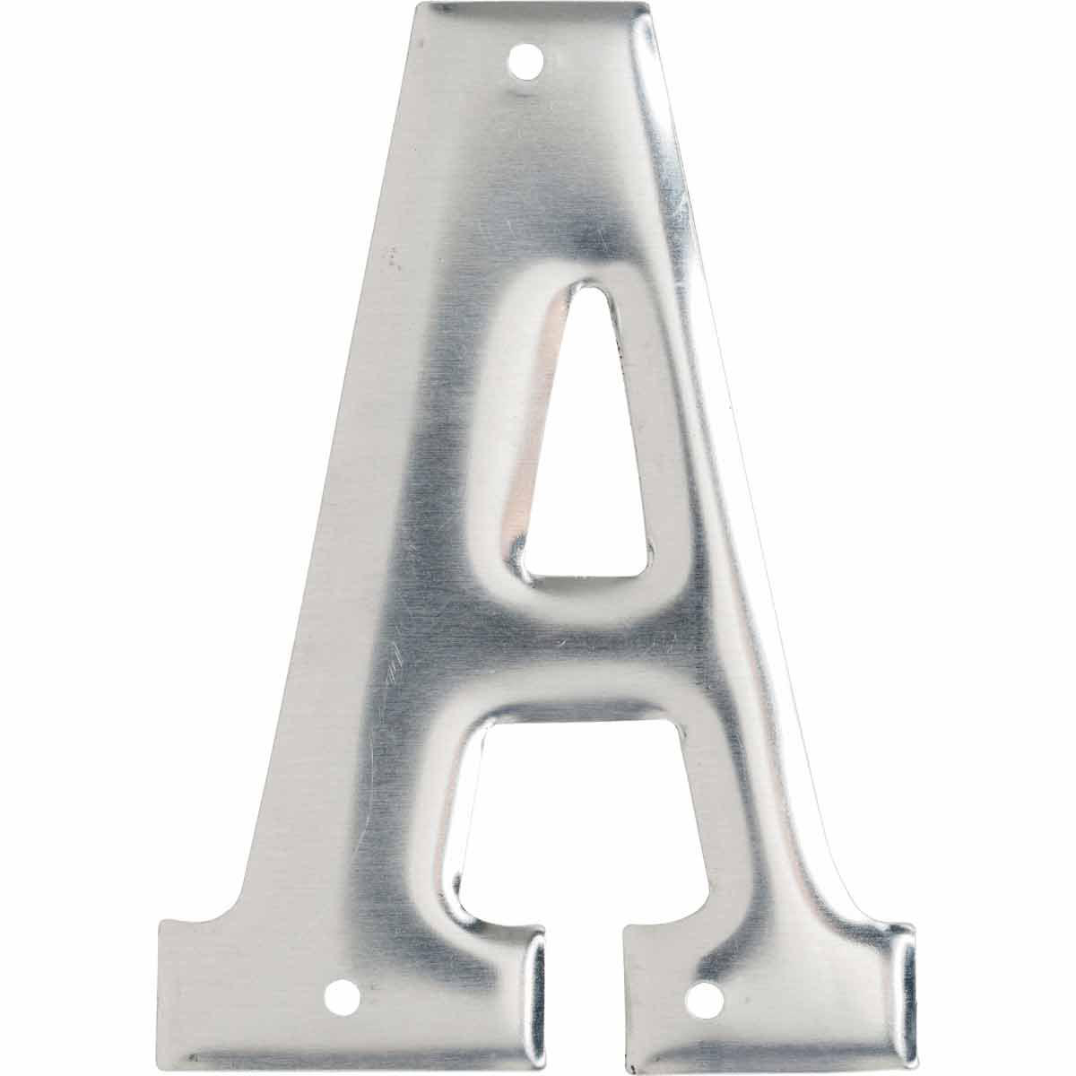 Product image for 1600 Series Permanent Aluminum Embossed Number and Letter Labels, A