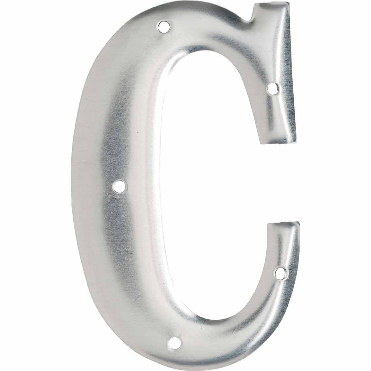 Product image for 1600 Series Permanent Aluminum Embossed Number and Letter Labels, C