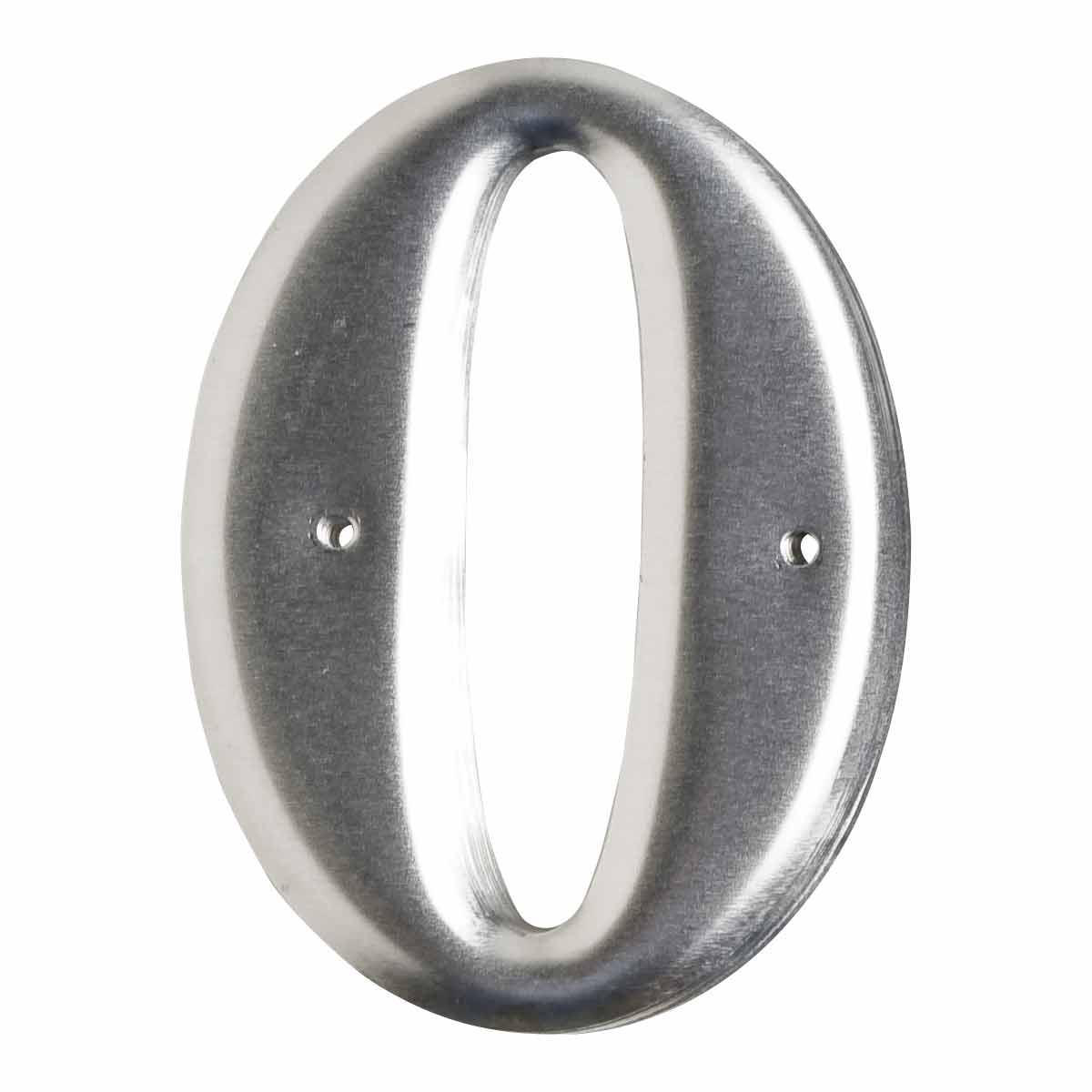Product image for 1600 Series Permanent Aluminum Embossed Number and Letter Labels, 0