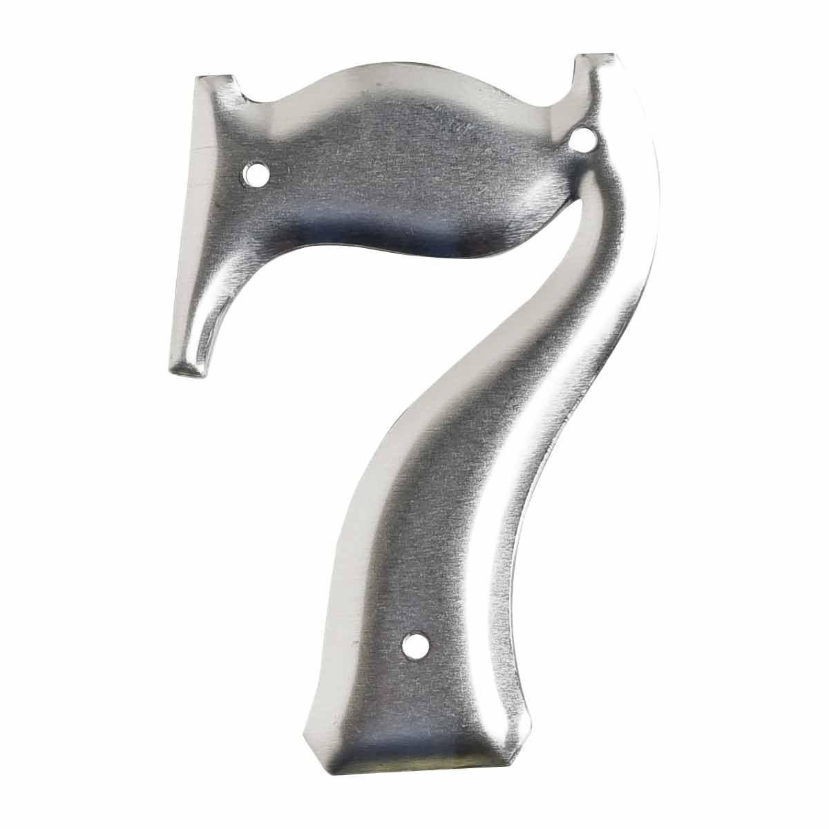Product image for 1600 Series Permanent Aluminum Embossed Number and Letter Labels, 7