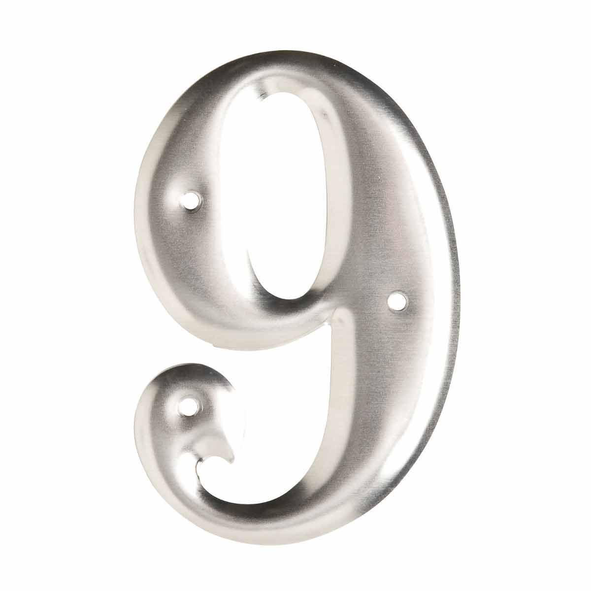 Product image for 1600 Series Permanent Aluminum Embossed Number and Letter Labels, 9
