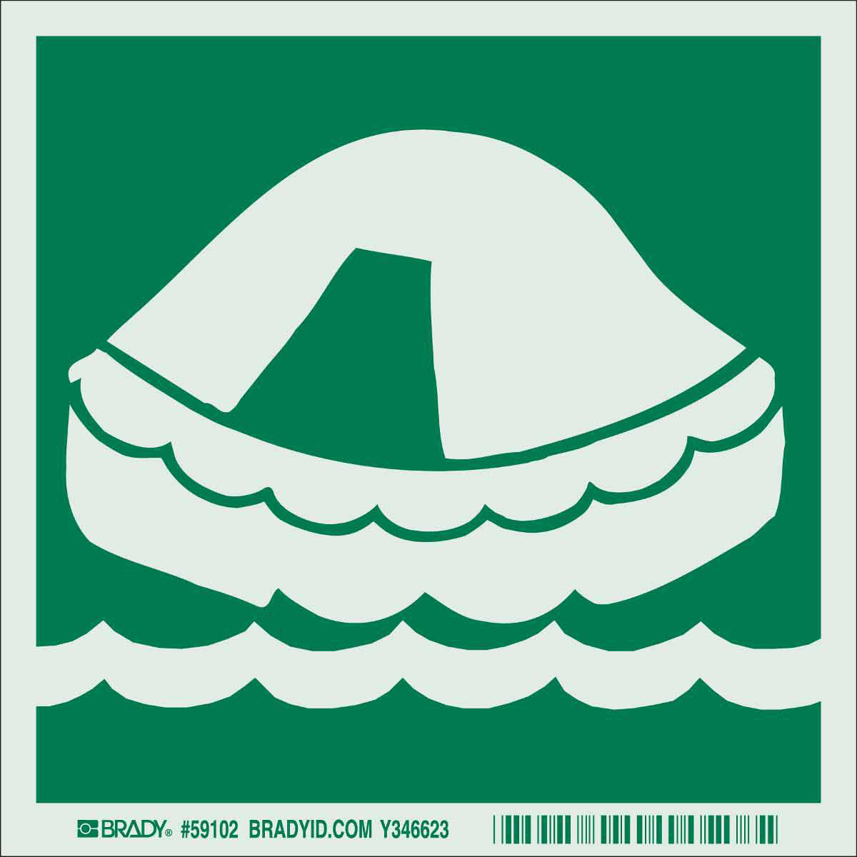 Product image for 5910 Series Reflective Number and Letter Labels, 1.5" H x 1" W, Pack of 25 Labels, Black on Orange, 2