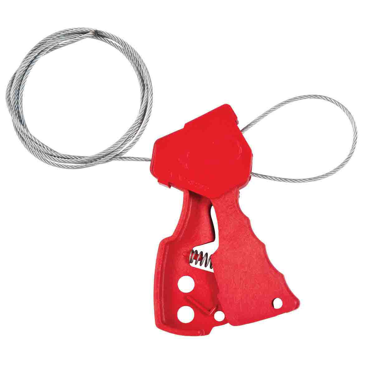 BRADY 65318 LOCKOUT DEVICE RED WITH 6FT CABLE