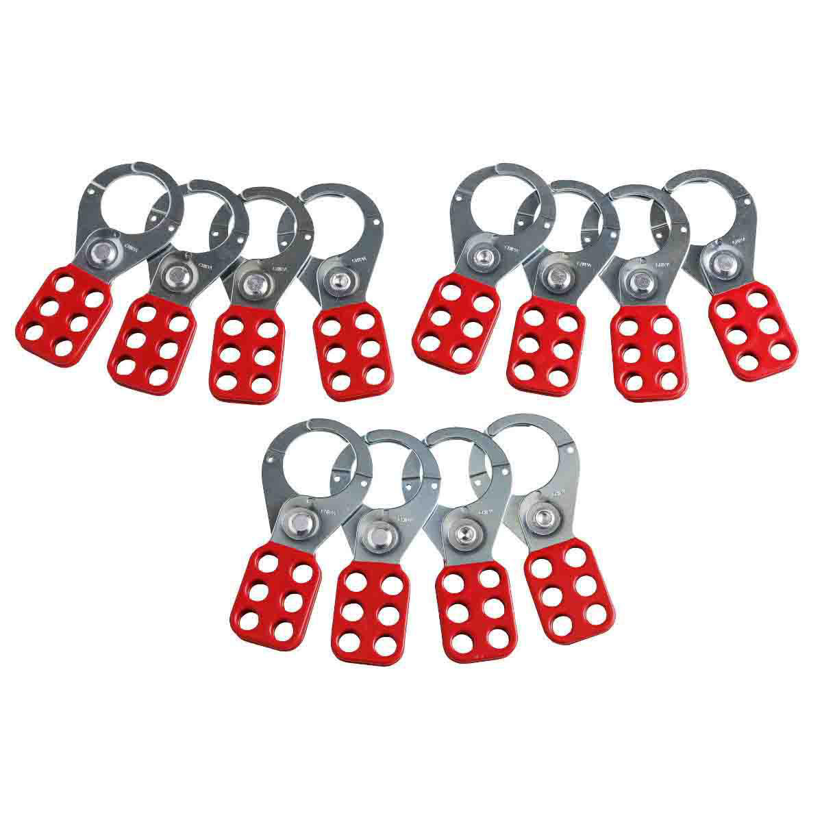 Product image for Lockout vinyl-coated steel red 1-1/2in dia jaws