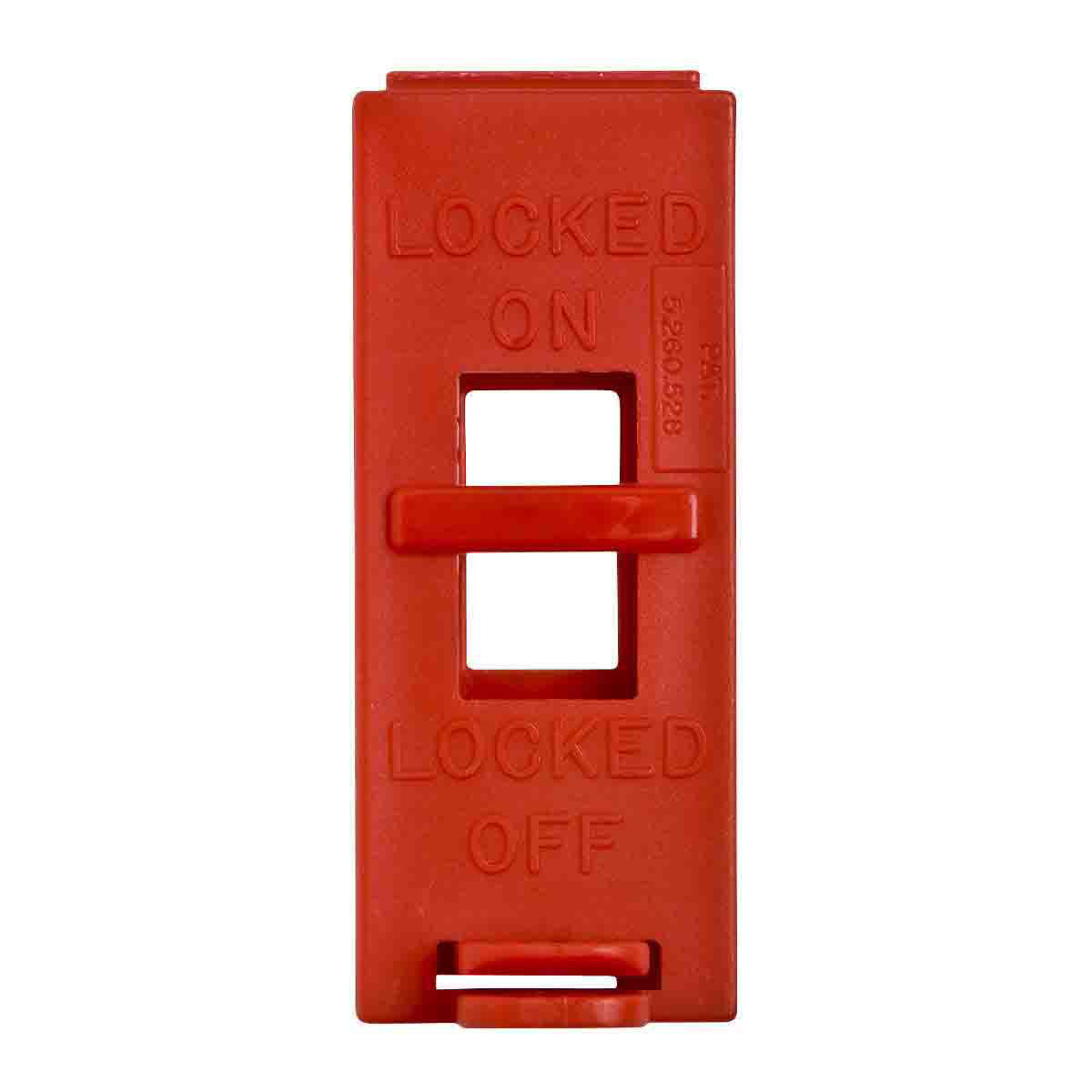 Product image for Lockout wall mount switch high visible red