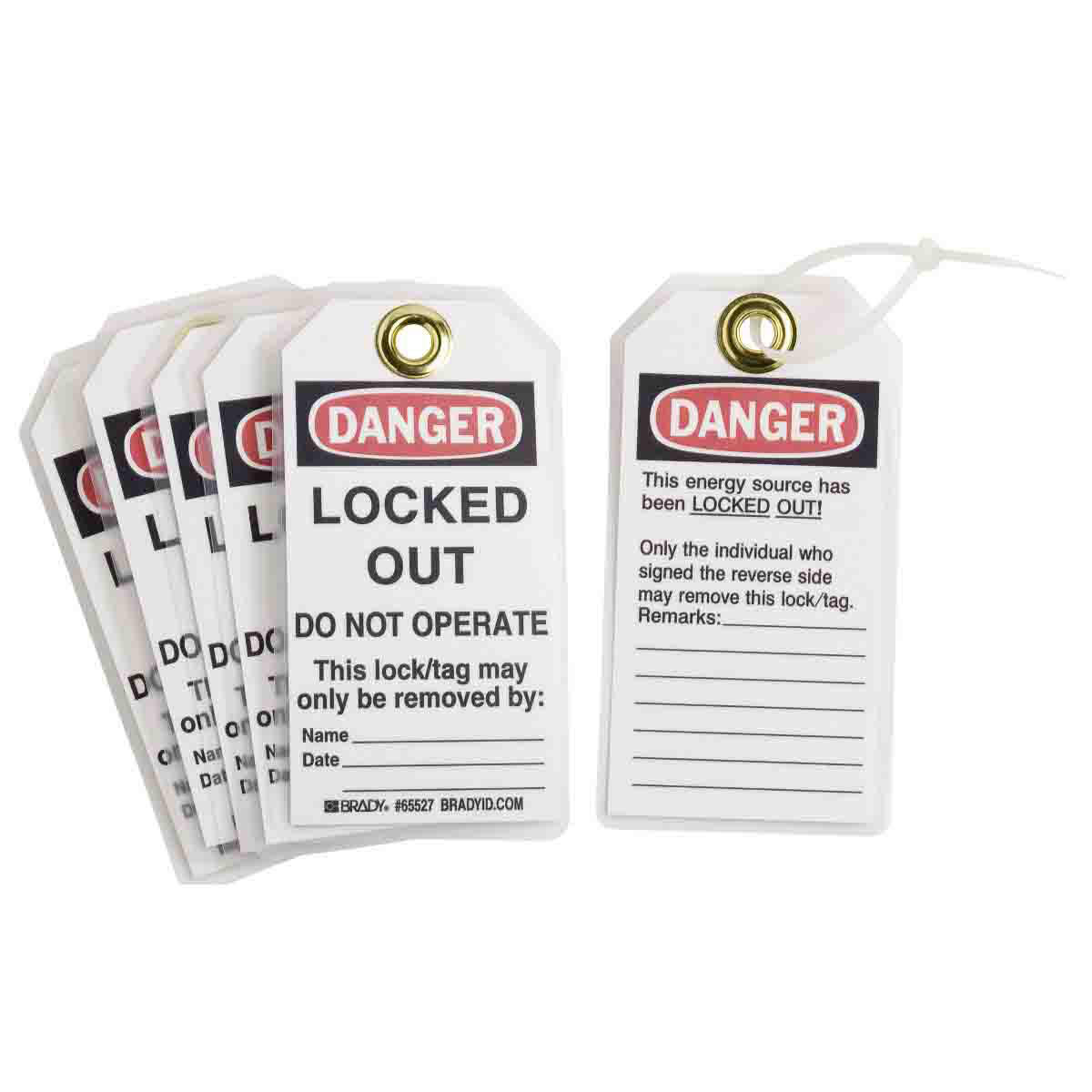 Product image for Tag DANGER polyester 5-1/2x3in