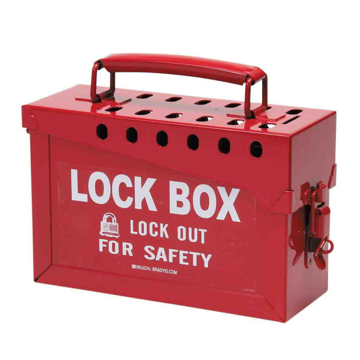 BRADY 65699 LOCKBOX 13 LOCK GROUP RED