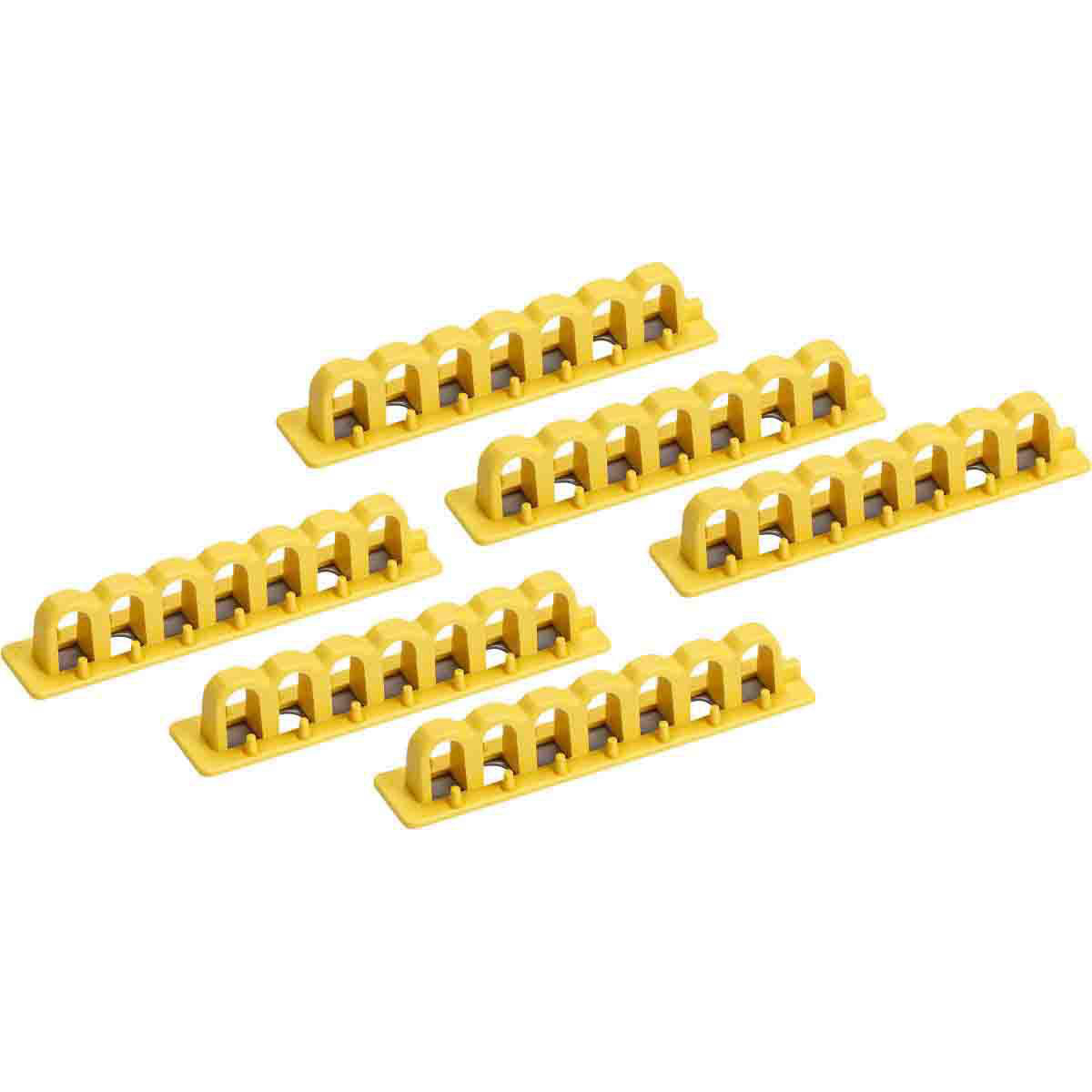 Product image for Lock rail isoplast polymer yellow 4"