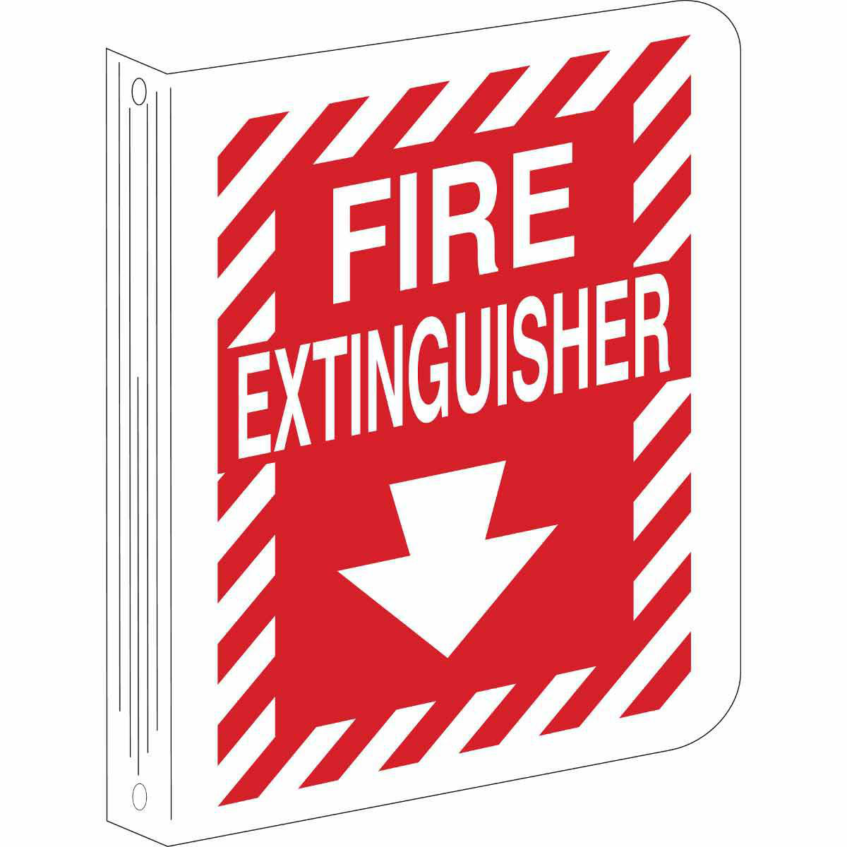 Product image for Sign FIRE EXTINGUISHER 12x9in