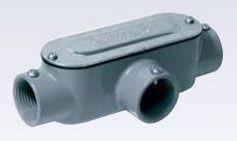 Product image for RAB T-125-CG T FITTING 1-1/4" COMBO RIGID EMT WITH COVER AND GASKET