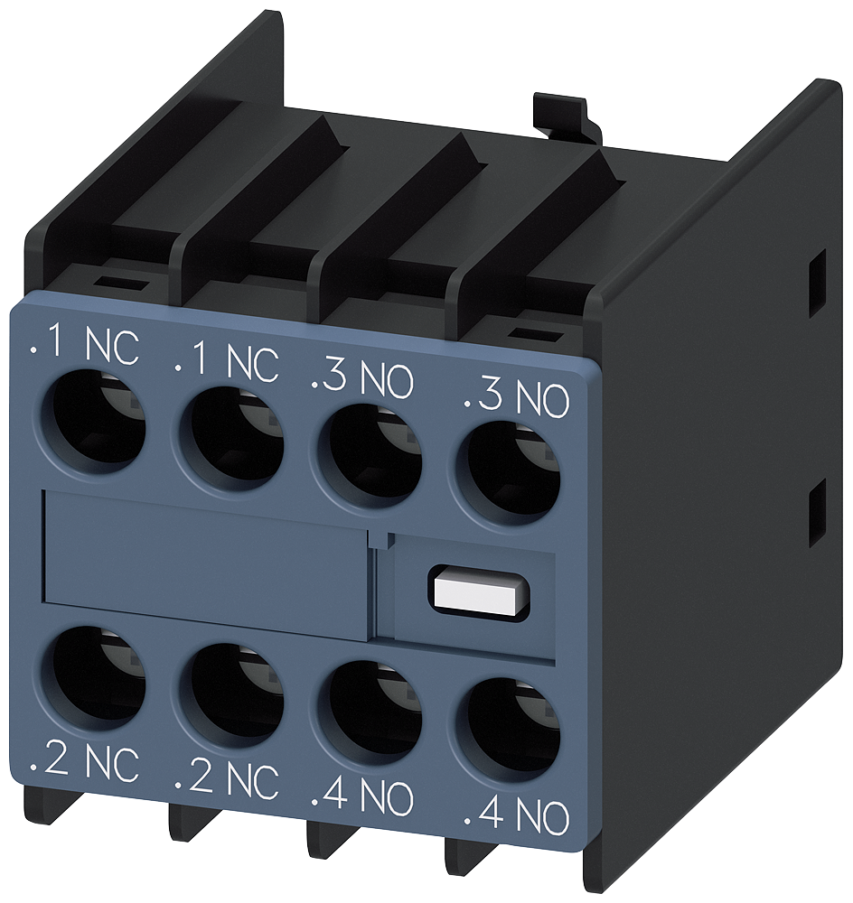 Product image for Block SIRIUS auxiliary switch 2NO-2NC screw terminal 10A
