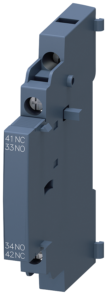 Product image for Switch auxiliary 1NO-1NC lateral screw type plug-in