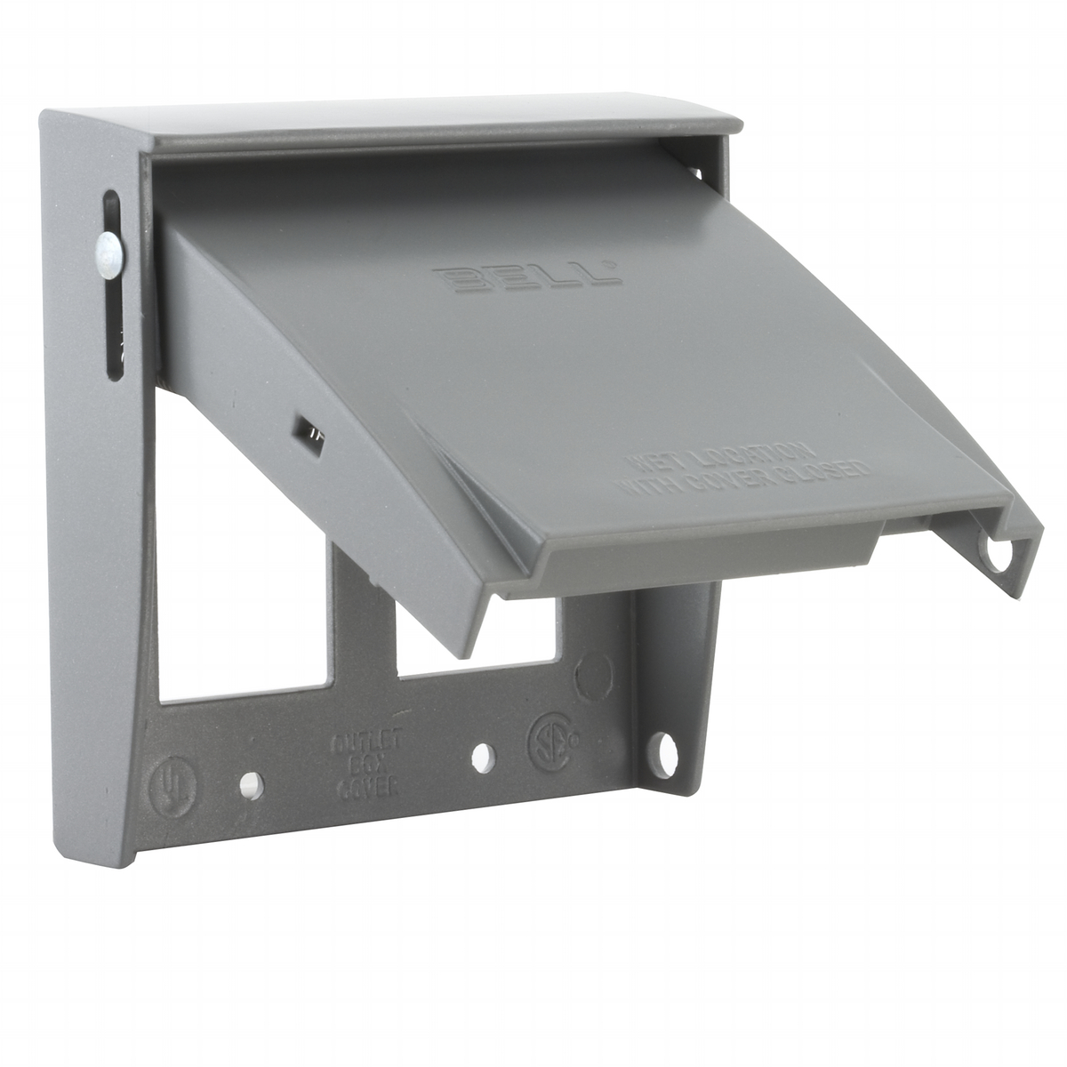 Product image for 2G RAYNTITE WP COVER (2)GFCI - GRAY