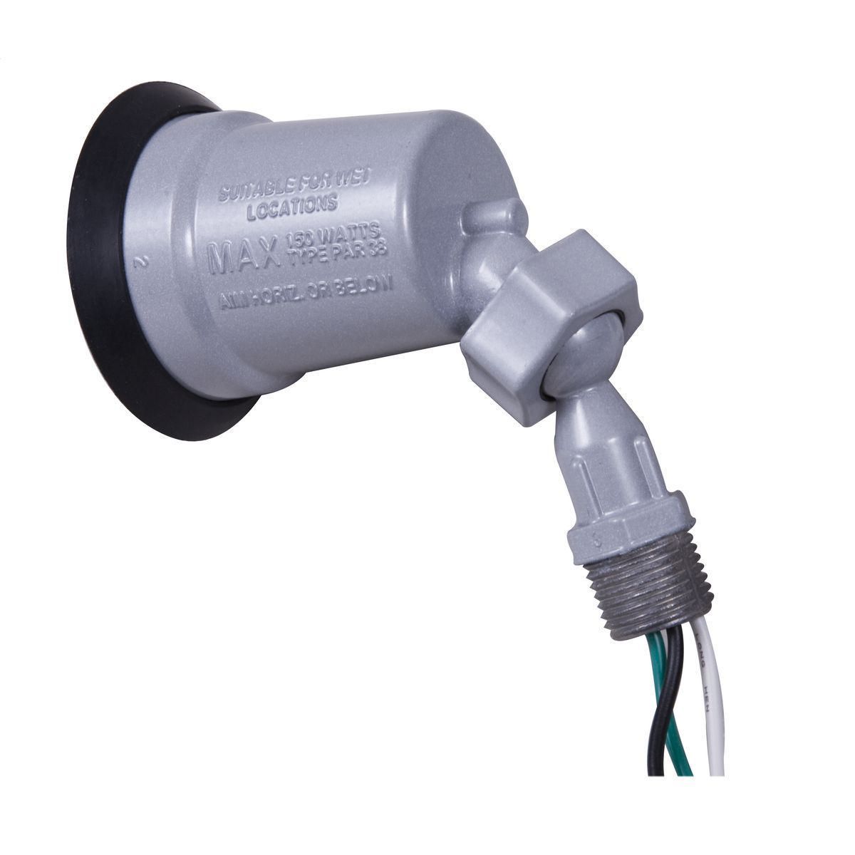 Product image for WP SWVL LAMPHOLDER W/EXTERNAL GASKET GRY