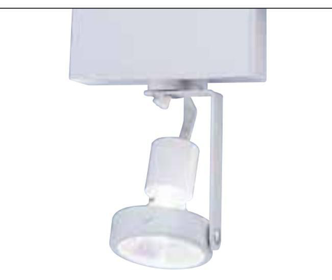 Product image for Projector single circuit track MR16 50W 12V wh
