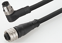 BRADH 884031A09M020 1200661265 MICRO CABLE 4PIN MIC 4P M/MFE 2M ST/90 #22 PVC