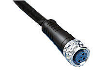 Product image for BRADH 404000A10M050 1200860147 COUPLER PLUG NC 4P FP 5M 24AWG