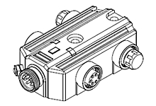Product image for DN POWERTAP W/LEDS F-F M-DROP