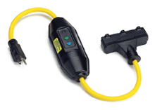 Product image for 15A GFCI MANUAL2FTMLDTTAP 3X5-15