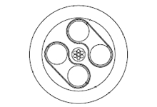 Product image for DEVICENET THICK TRAY (100M)