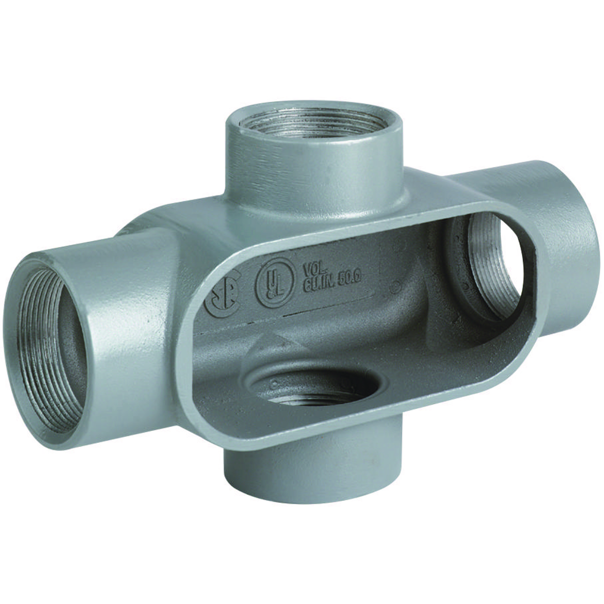 Product image for 3/4" ALUM CONDUIT BODY "X"